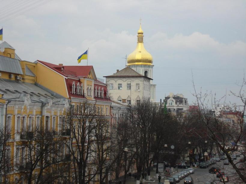 Квартира На Золотых Воротах, Центр Kiev Eksteriør billede